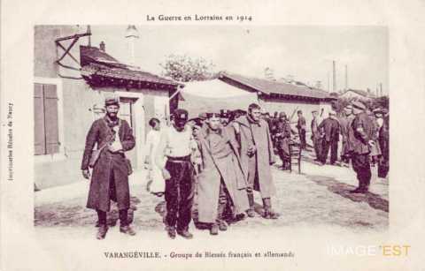 Embarquement de soldats blessés  (Varangéville)