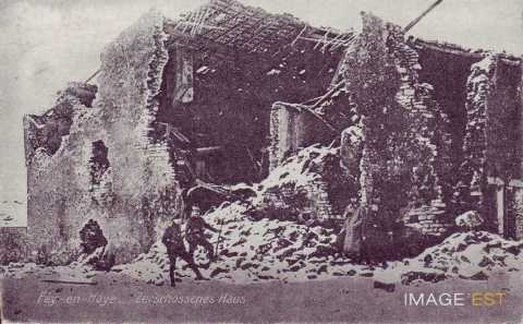 Fey-en-Haye en ruines (Meurthe-et-Moselle)
