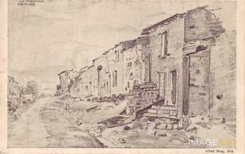 Fey-en-Haye en ruines (Meurthe-et-Moselle)