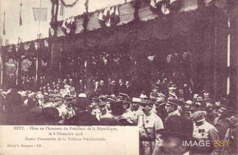 Visite de Raymond Poincaré  (Metz)
