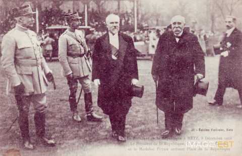 Visite de Raymond Poincaré  (Metz)
