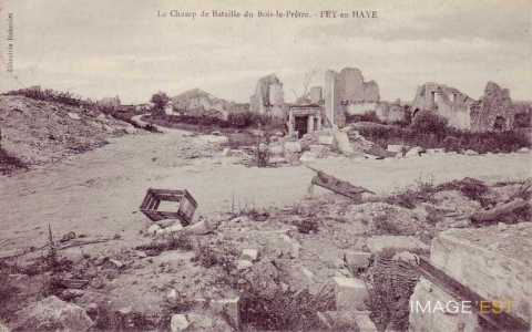 Fey-en-Haye en ruines (Meurthe-et-Moselle)