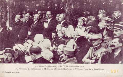 Visite de Raymond Poincaré  (Metz)