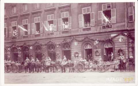 Défilé  des troupes françaises (Metz)