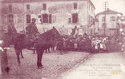 Entrée  des français à Château-Salins (Moselle)
