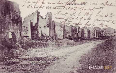 Fey-en-Haye en ruines (Meurthe-et-Moselle)