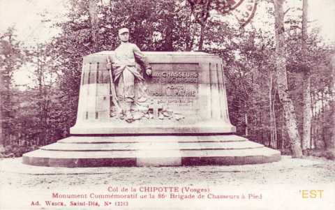 Monument aux morts (Col de la Chipotte)