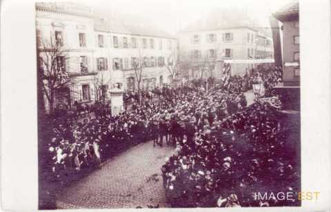 Entrée  des troupes française (Sarreguemines)