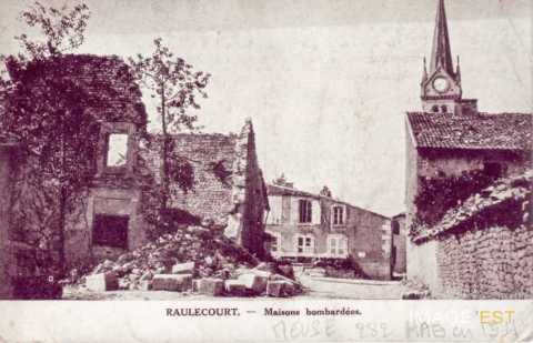 Maison détruite (Raulecourt)