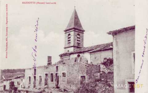 Maisons détruites (Marbotte)