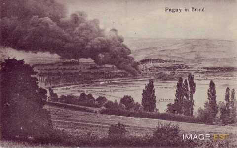 Incendie d'une usine (Pagny-sur-Moselle)