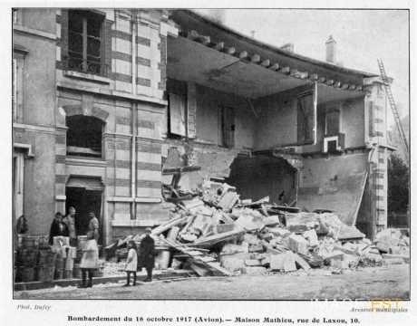 Bombardement du 16 octobre 1917 (Nancy)