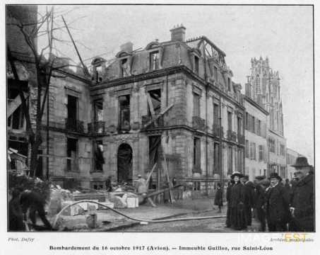 Bombardement du 16 octobre 1917 (Nancy)