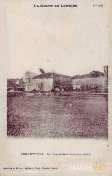 Maison bombardée  (Bernicourt)