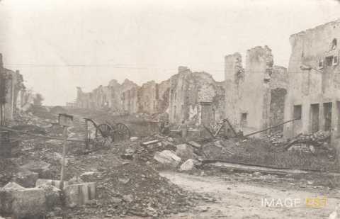 Fey-en-Haye en ruines (Meurthe-et-Moselle)