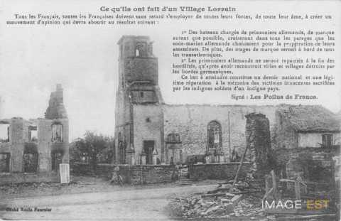 Fenneviller en ruines (Meurthe-et-Moselle)