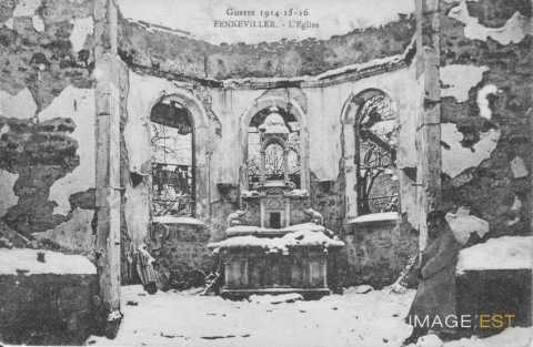 Eglise en ruines (Fenneviller)