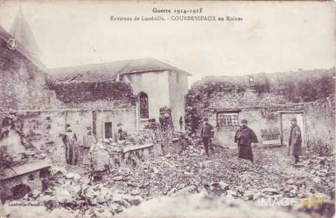 Courbesseaux en ruines (Meurthe-et-Moselle)