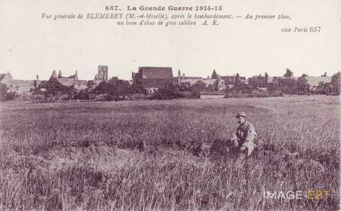 Cratère d'obus (Blémerey)