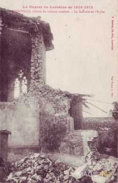 Eglise bombardée  (Drouville)