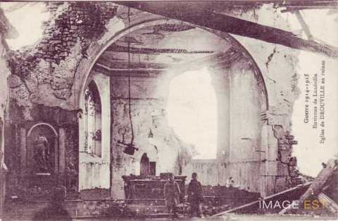 Eglise bombardée  (Drouville)