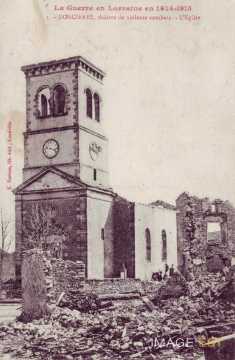 Eglise en ruines (Doncières)