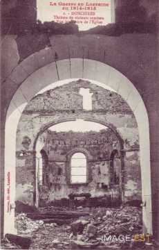 Eglise en ruines (Doncières)