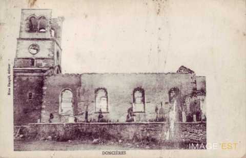 Eglise en ruines (Doncières)