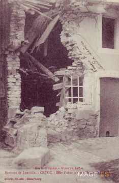 Maison bombardée  (Crévic)