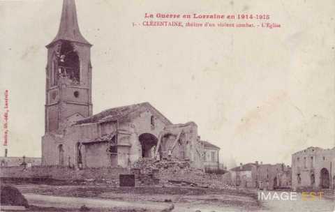 Eglise en ruines (Clézentaine)