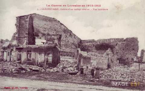 Maisons détruites (Clézentaine)
