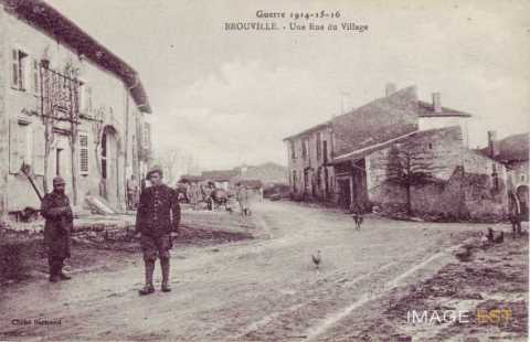 Militaires en cantonnement (Brouville)