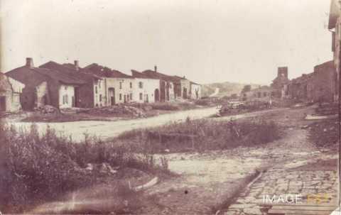 Arracourt en ruines (Meurthe-et-Moselle)