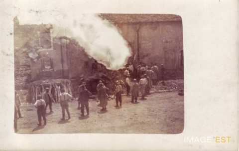 Maison en feu (Arracourt)