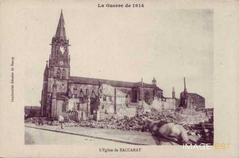 Eglise en ruines (Baccarat)