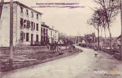 Maisons incendies (Badonviller)