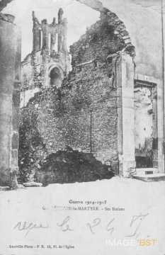 Eglise Saint-Pierre en ruines (Gerbéviller)
