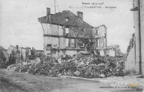 Maisons en ruines (Gerbéviller)