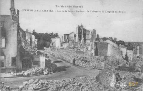 Quartier en ruines (Gerbéviller)