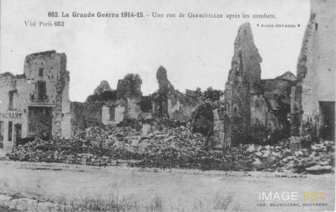 Quartier en ruines (Gerbéviller)