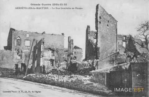 Rue Gambetta (Gerbéviller)