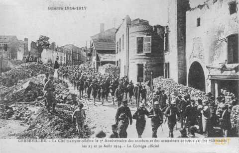 Défilé  militaire (Gerbéviller)