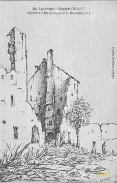 Maisons en ruines (Gerbéviller)