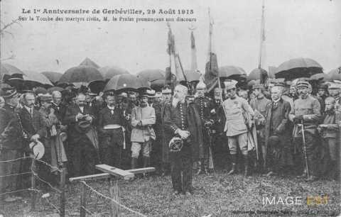 Cérémonie commémorative (Gerbéviller)