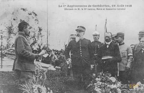 Cérémonie commémorative (Gerbéviller)