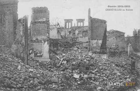 Quartier en ruines (Gerbéviller)