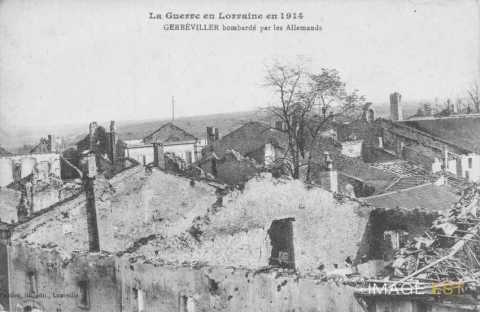 Quartier en ruines (Gerbéviller)