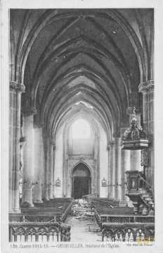 Eglise Saint-Pierre en ruines (Gerbéviller)