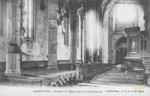 Eglise Saint-Pierre en ruines (Gerbéviller)