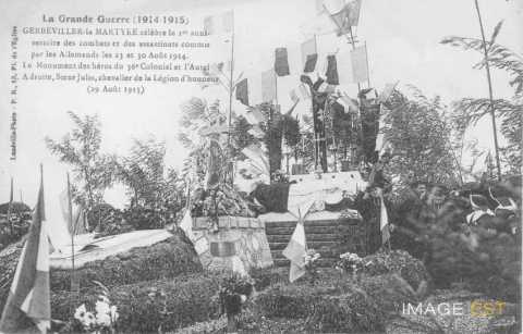 Cérémonie du 29 août 1915 (Gerbéviller)